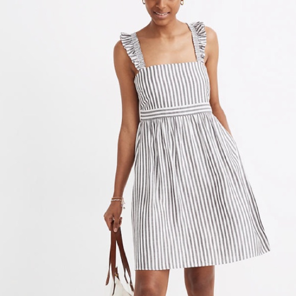 Madewell ruffled empire dress